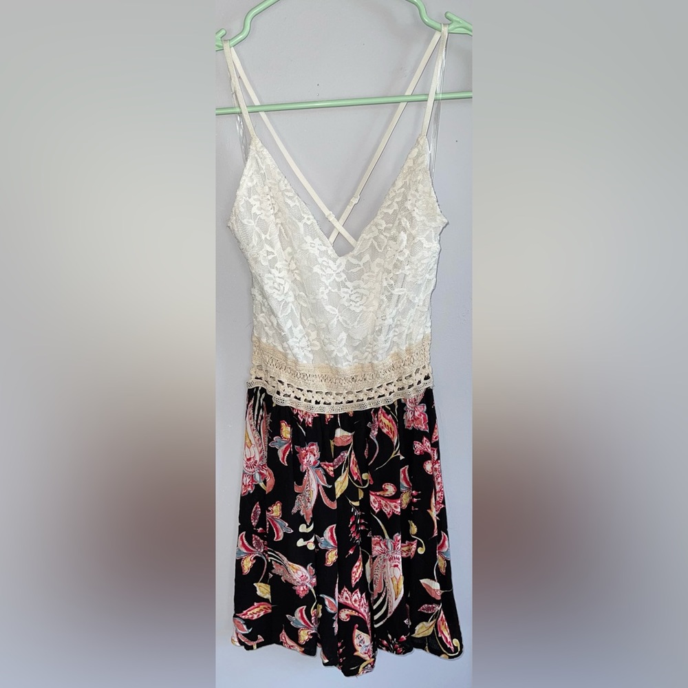 Windsor Bohemian Patterned Strappy Back Romper